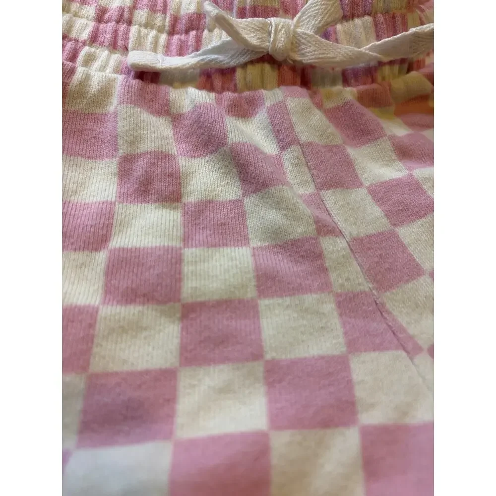Grayson Mini Pink Checkered Pull-on Shorts 18 Months - Picture 2 of 4